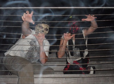 Behind bars