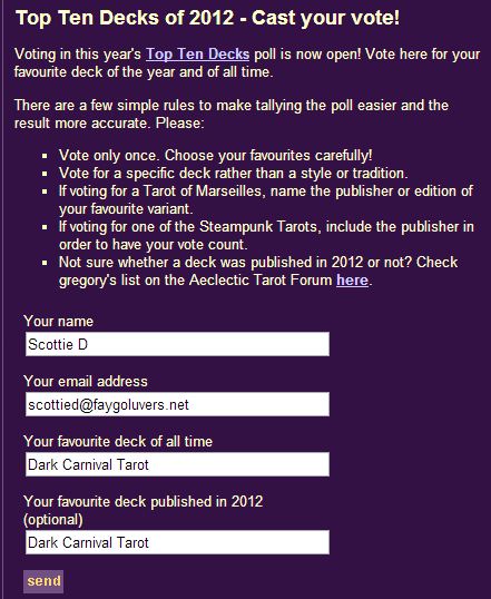 DC Tarot Voting