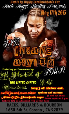 Twisted Insane Insane Asylum Tour flyer
