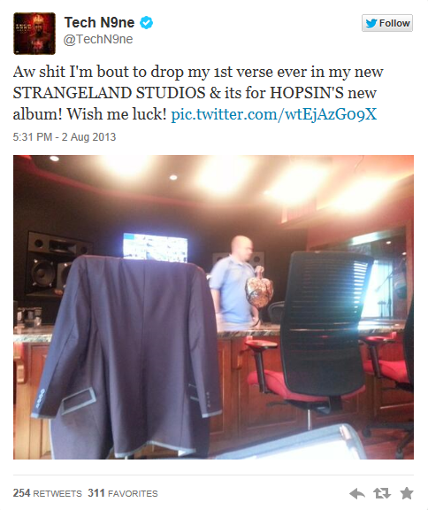 tech hopsin twitter post