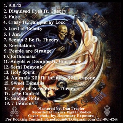 Track listing for Angels & Demons