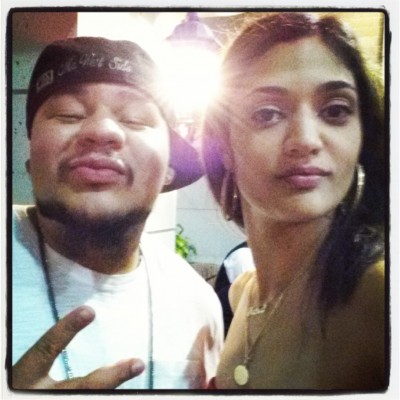 Mr. Westside with some babe.