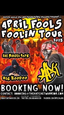 The official tour booking flyer.