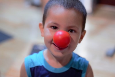 Piercey D getting his clown on!