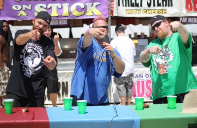 Scottie, Notslim1, Menace after the Pork Chop Challenge!