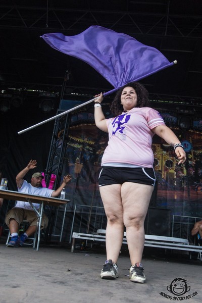 Juggalettes who wave the flag