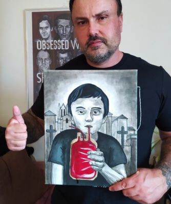 Nico with Painting
